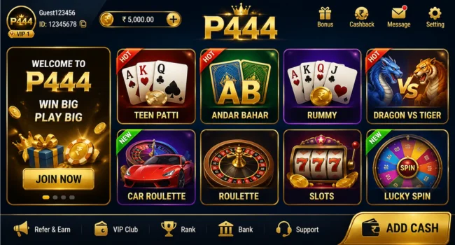 P444 Game 
